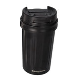 Double Wall Insulated Coffee Mug Black 400ml