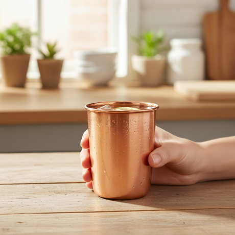Pure Copper Drinking Glass 200ml