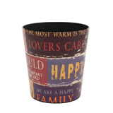 Leather Waste Bin