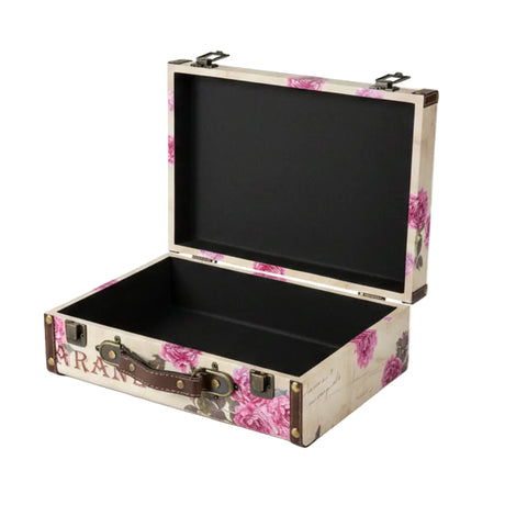 Vintage Style Decorative Storage Suitcase France (Set of 3)