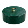 PU Leather Round Roti Box