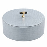 PU Leather Round Roti Box