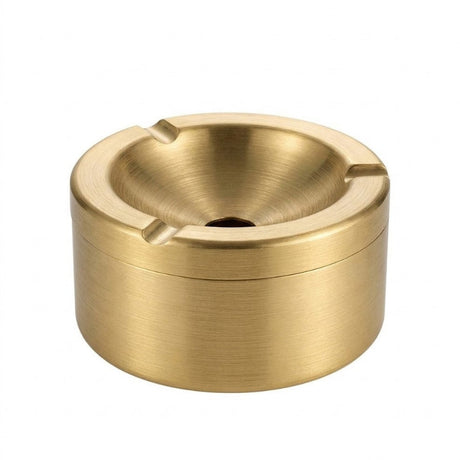 Stainless Steel Ashtray Gold