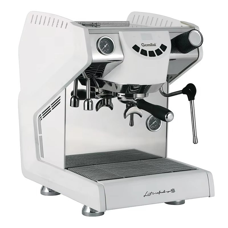 Gemilai Single Group Commercial Coffee Machine White