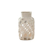 White Macrame Vase Medium