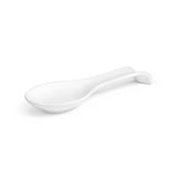 White Round Spoon Rest Ceramic