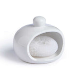 White Scrubber Drier With Sponge