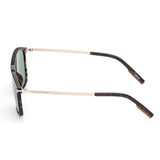 Zegna Men Sunglass Brown With Green Lenses