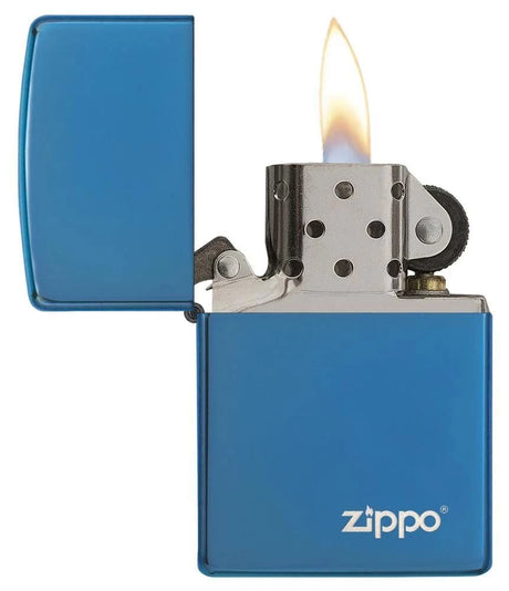 Zippo Blue Lasered