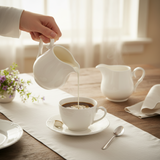 Ceramic Milk Pot 300ml White