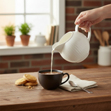 Porcelain Milk Pot 290ml White