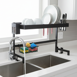 Stainless Steel Sink Organiser Black