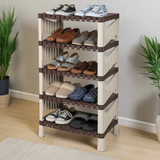 Braided Shoes Rack Antrasit