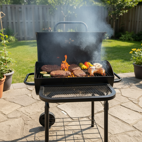 Charcoal BBQ Grill Black