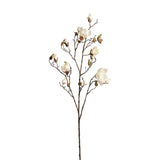 Faux Magnolia Stem White