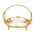 Royal Bloom Serving Platter White & Gold 24x36x28 cm