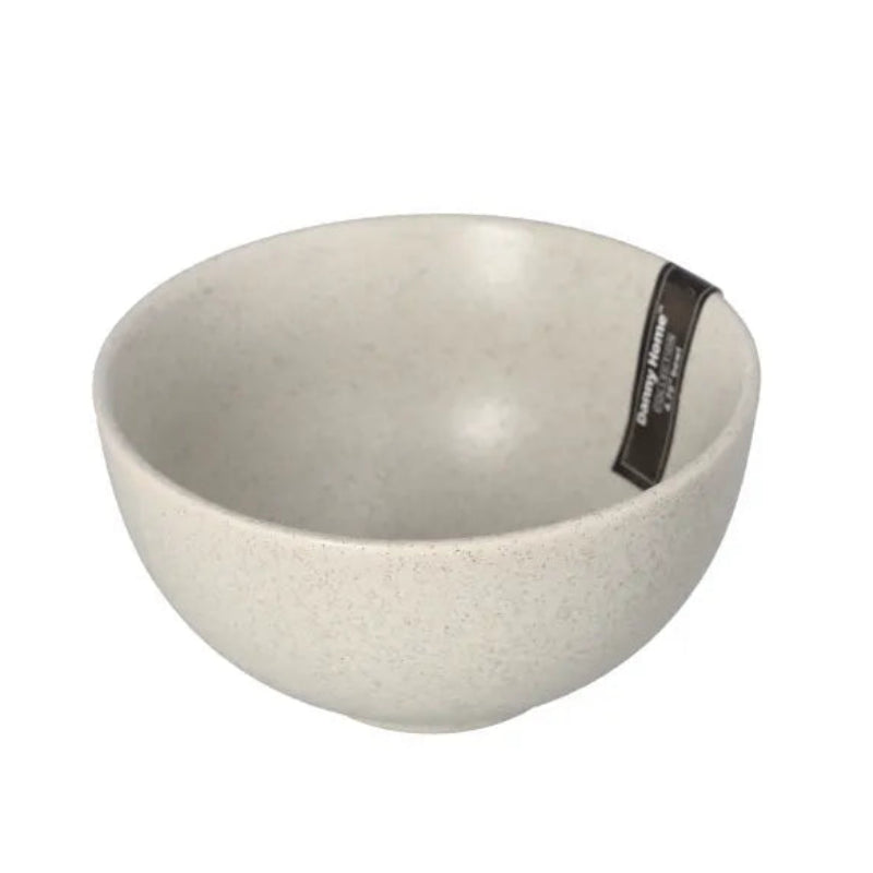 Grey Speckled Dessert Bowl 4.75"