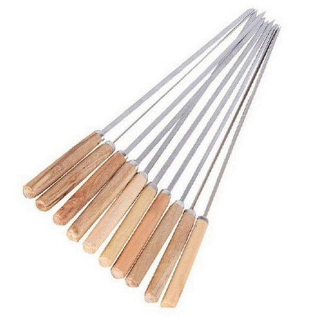 BBQ Skewers With Wooden Handle (Pack of 12)