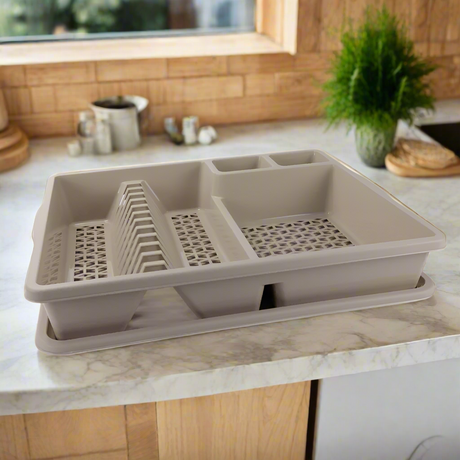Bazaar Retractable Dish Drainer Beige