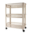 Three Layer Kitchen Storage Rack Beige