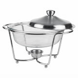 Rounnd Burner Dish 2L Silver