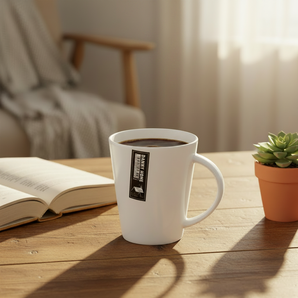 Ceramic Coffee Mug 400ml White
