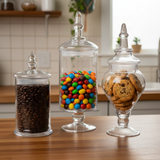 Glass Storage Jar (Set of 3 Pcs)