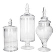 Glass Storage Jar (Set of 3 Pcs)
