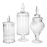 Glass Storage Jar (Set of 3 Pcs)