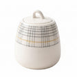 Ceramic Sugar Pot White & Grey 220ml