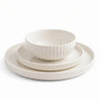 Porcelain Breakfast Set 3pcs White