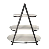 3 Tier Serving Platter With Stand (Set of 4pcs)