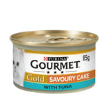 Gourmet Gold Tin Cake With Tuna 85gm (Pack of 12)