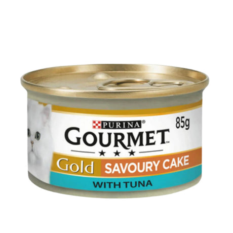 Gourmet Gold Tin Cake With Tuna 85gm (Pack of 12)