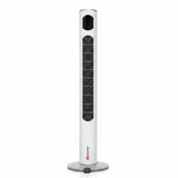 Alpina 46-Inch Tower Fan With Remote Control White/Grey