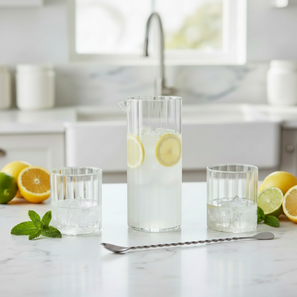 Glass Cocktail Set of 4pcs