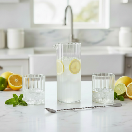 Glass Cocktail Set of 4pcs