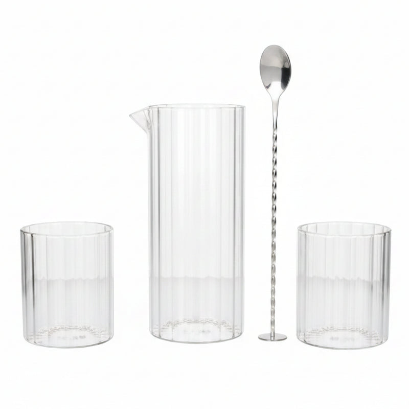 Glass Cocktail Set of 4pcs