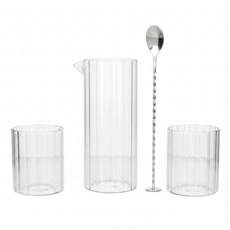 Glass Cocktail Set of 4pcs