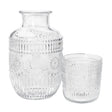 Water Carafe & Drinking Glass Set 600ml
