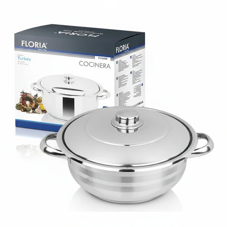 Zilan Stainless Steel Pot With Lid 32cm