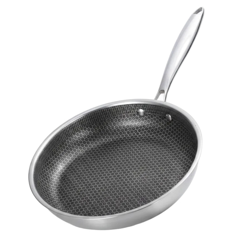 Honey Comb Non Stick Stainless Steel Fry Pan 26cm