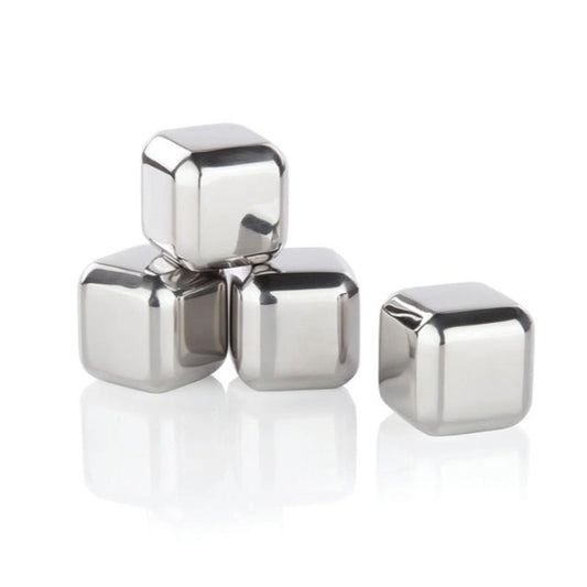 Stainless Steel Ice Cubes 4Pcs