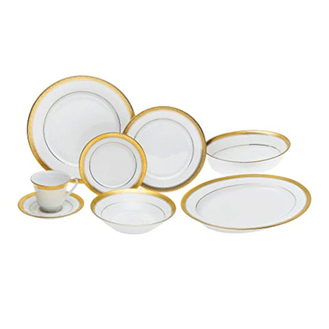 Noritake Dinner Set 96pcs Gold Wave