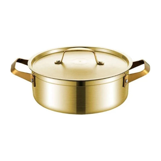 Stainless Steel Casserole Gold Plated 26cm