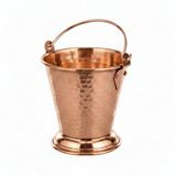 Pure Copper Ice Bucket With Handle Large