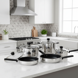 Stainless Steel 12 Pcs Cookware Set