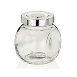 Flagship Ceramic Spice Jar With Stainless Steel Lid Silver 180ml