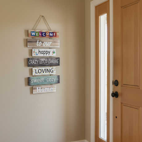 Hanging Welcome Home