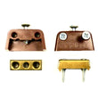 Connecting Fitting TZ 4S Plastic Brown (Set of 10pcs)